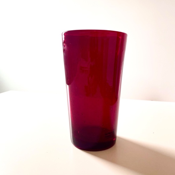 San Miguel hand blown art glass vase bubble Spain - Picture 2 of 7